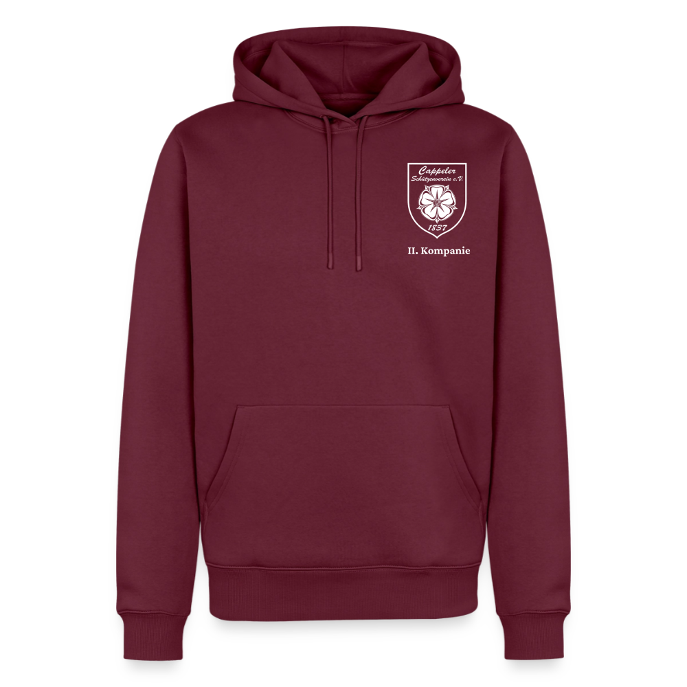 Cappeler Schützenverein Hoodie - II. Kompanie - Burgunderrot