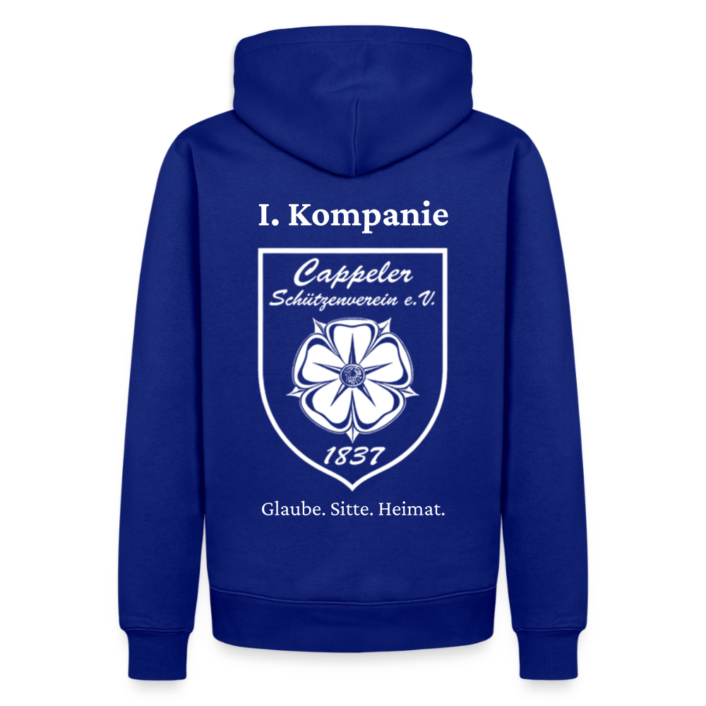 Cappeler Schützenverein Hoodie - I. Kompanie - Royalblau