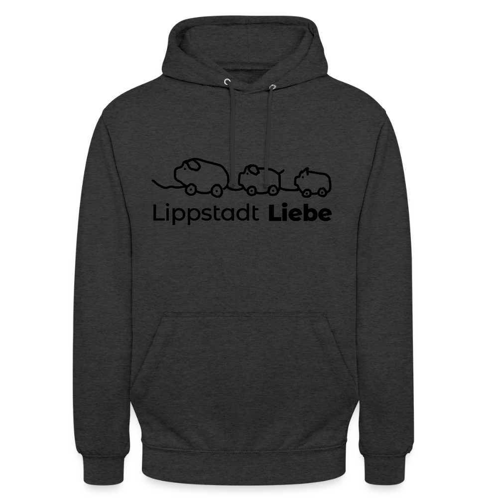 Holzschweine Männer Hoodie – Lippstadt Liebe Edition - Anthrazit