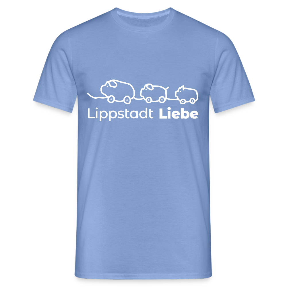 Holzschweine Männer T-Shirt – Lippstadt Liebe Edition - Carolina Blue