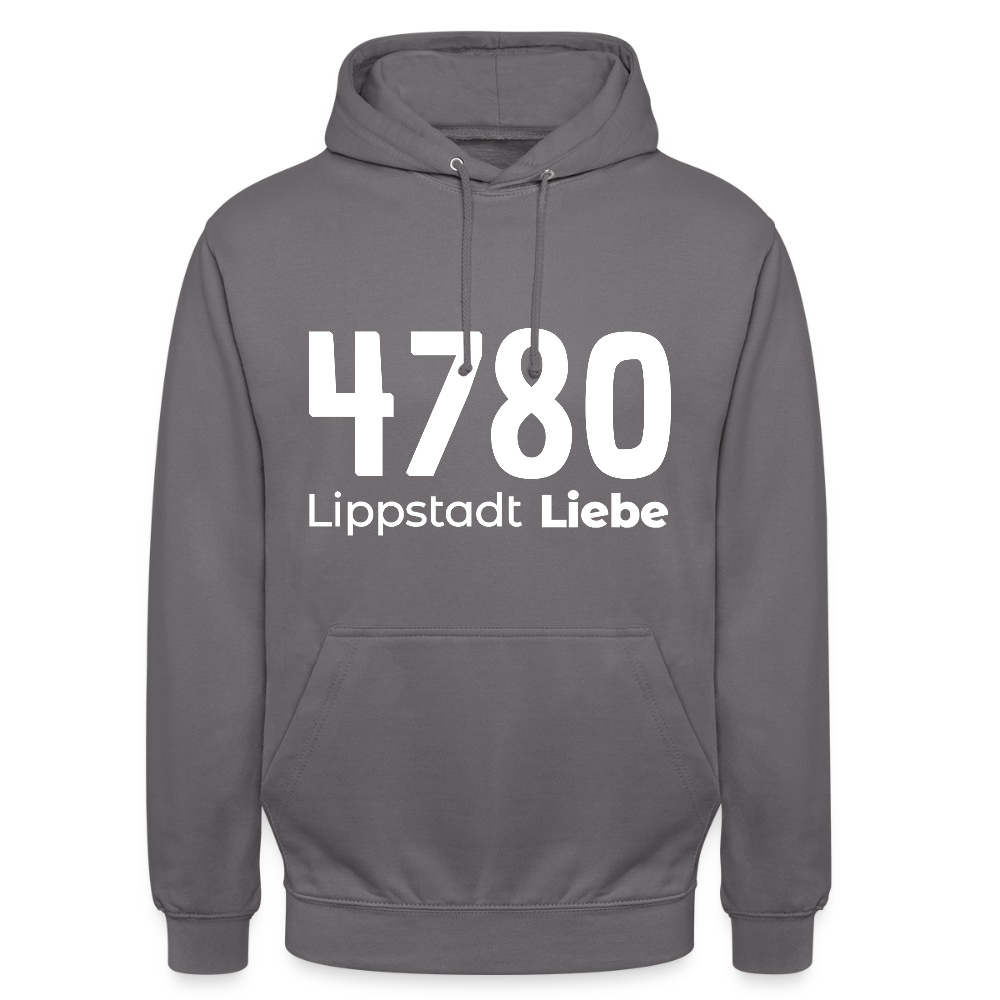4780 Hoodie Unisex – Lippstadt Liebe Edition - Mittelgrau