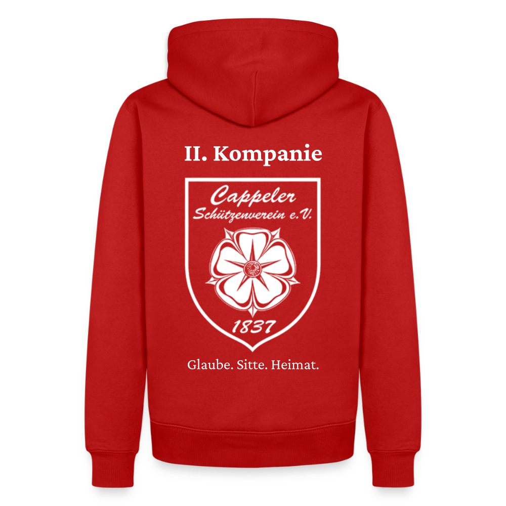Cappeler Schützenverein Hoodie - II. Kompanie - Rot