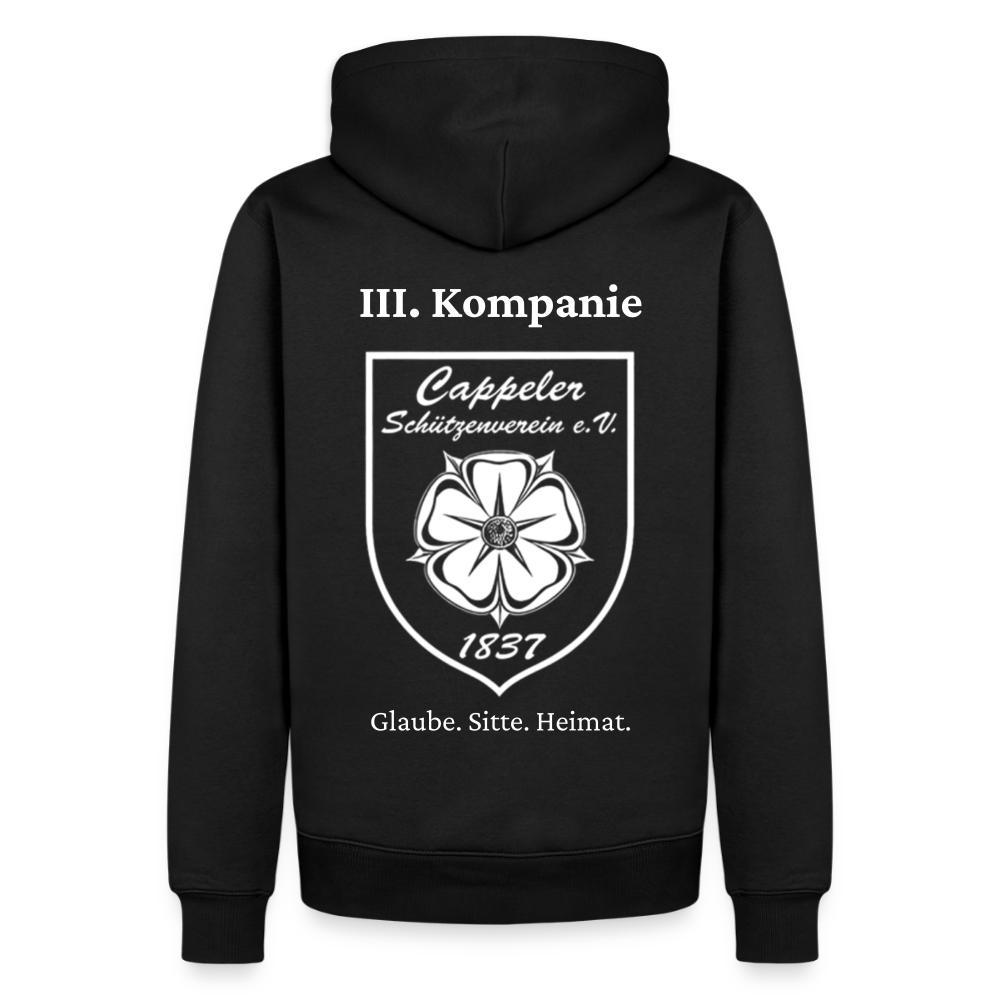 Cappeler Schützenverein Hoodie - III. Kompanie - Schwarz