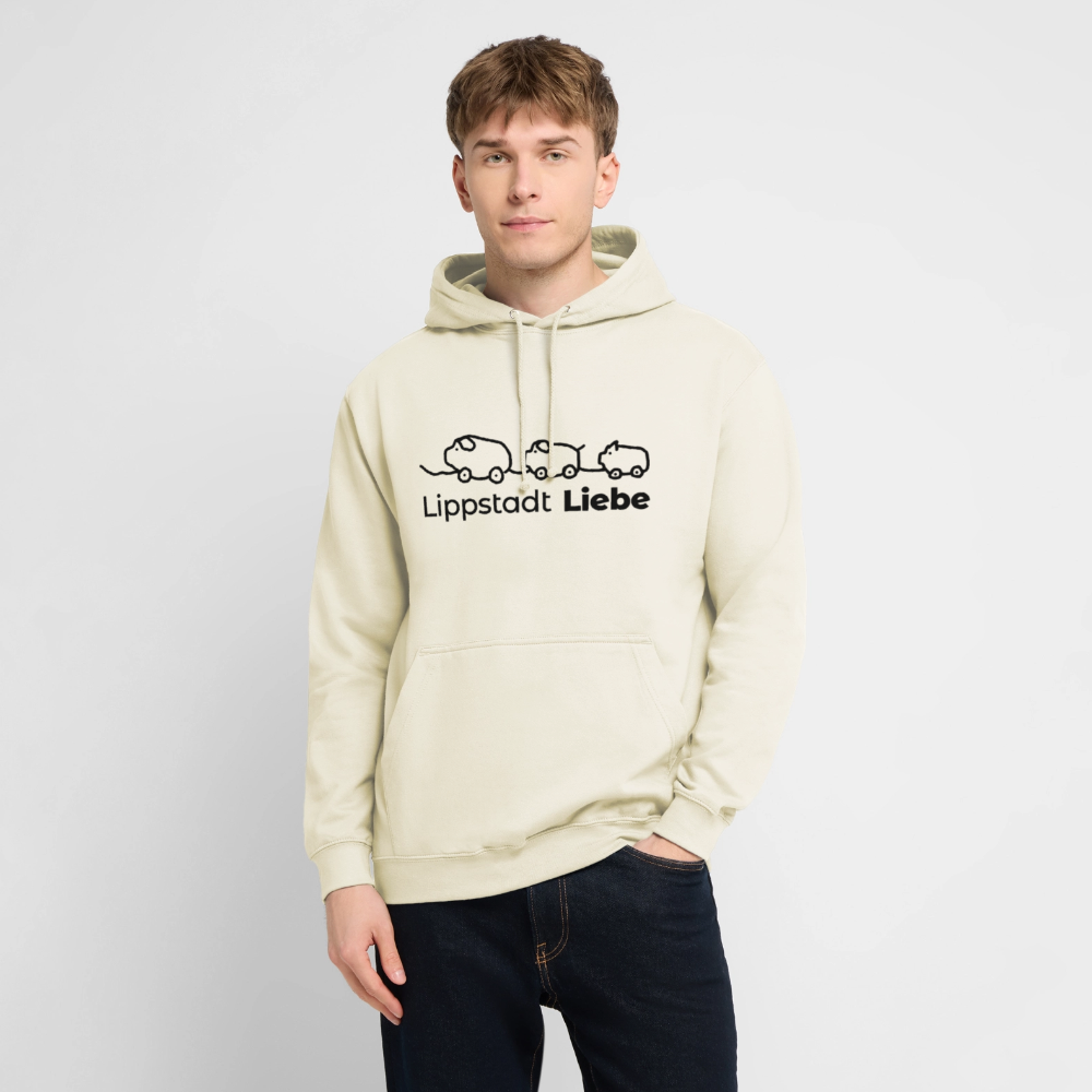 Holzschweine Männer Hoodie – Lippstadt Liebe Edition - Vanille-Milchshake