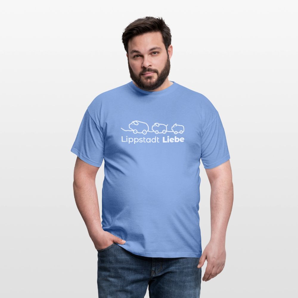 Holzschweine Männer T-Shirt – Lippstadt Liebe Edition - Carolina Blue