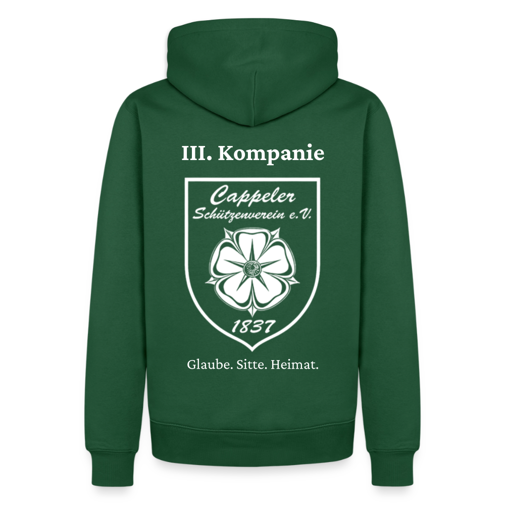 Cappeler Schützenverein Hoodie - III. Kompanie - Flaschengrün