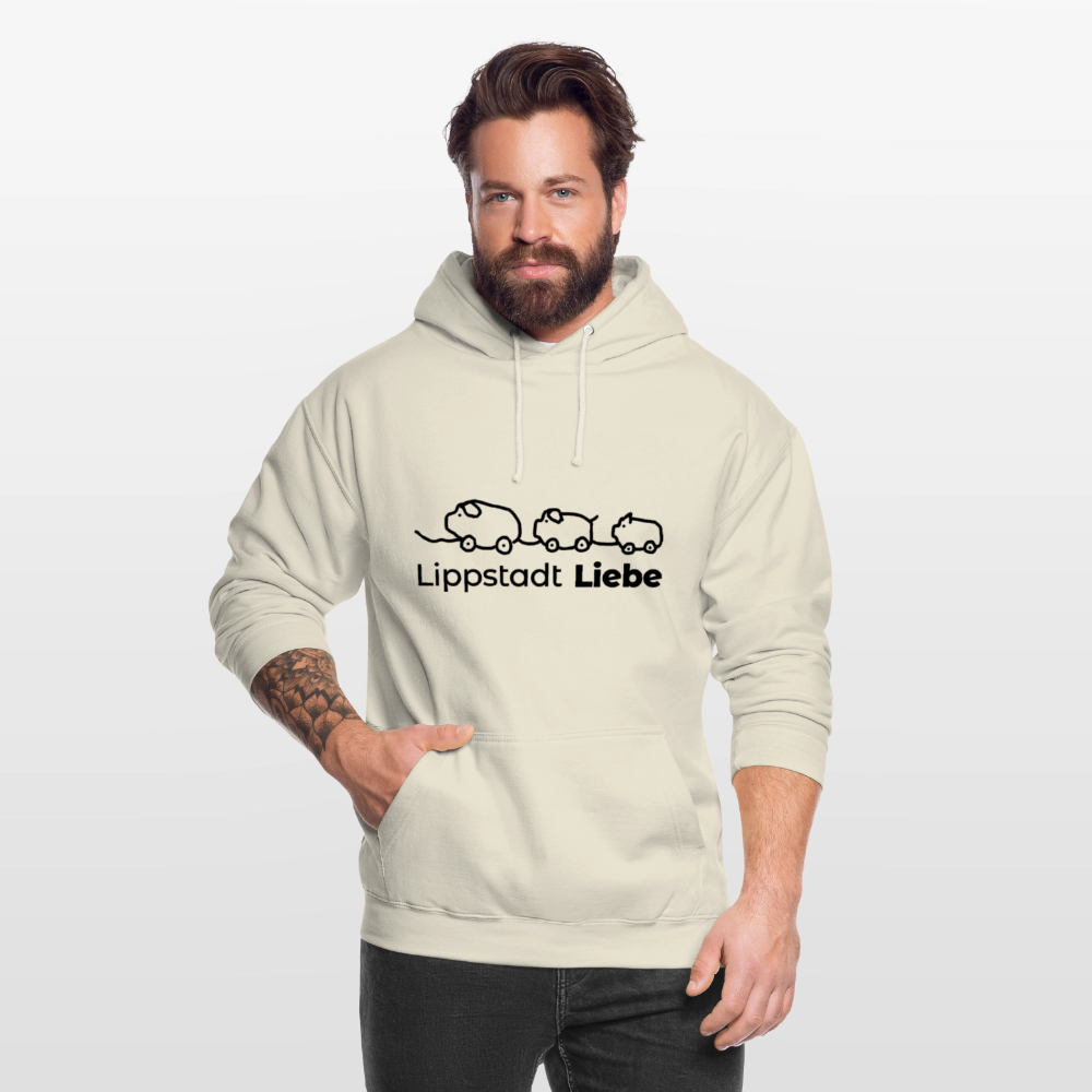 Holzschweine Männer Hoodie – Lippstadt Liebe Edition - Vanille-Milchshake