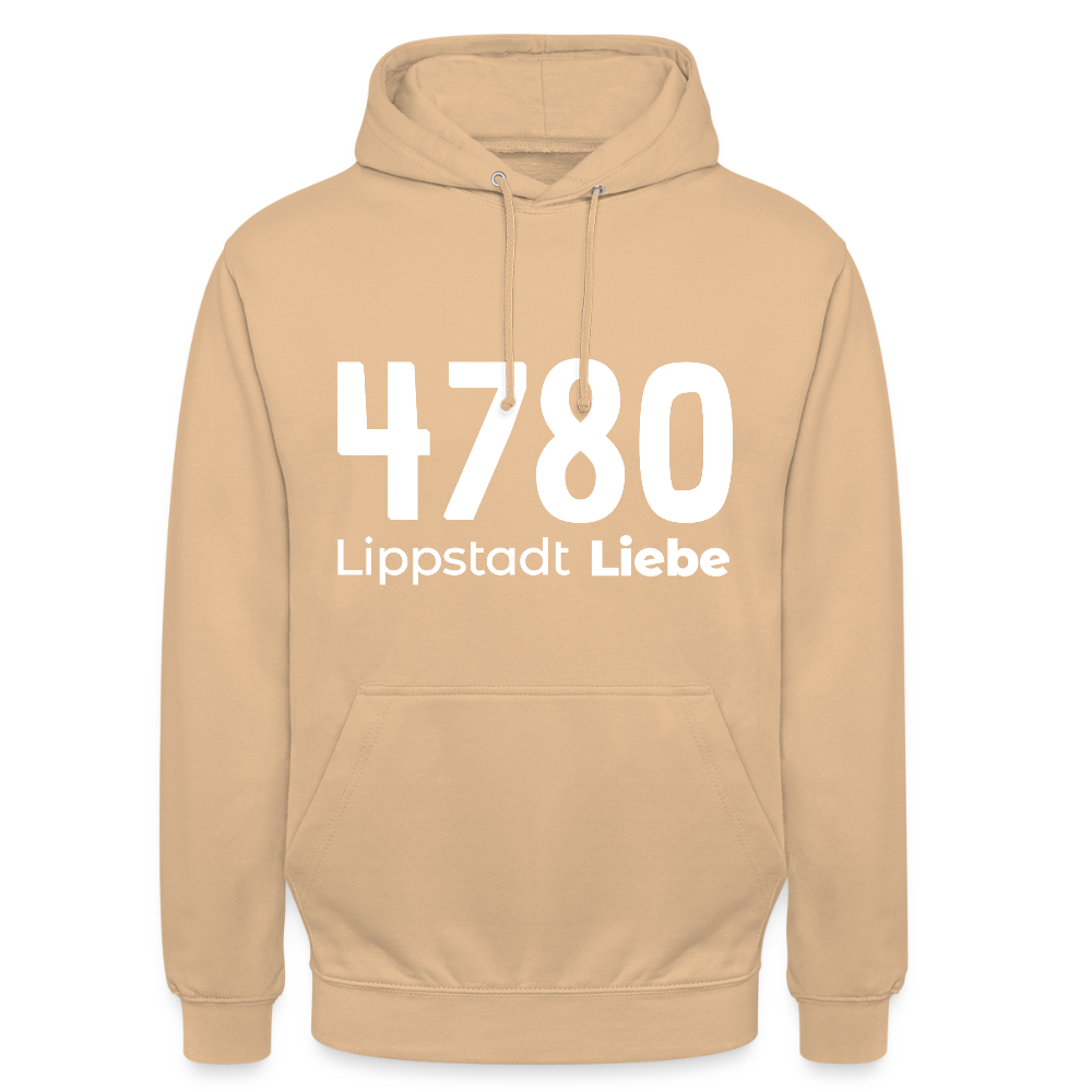 4780 Hoodie Unisex – Lippstadt Liebe Edition - Pfirsich