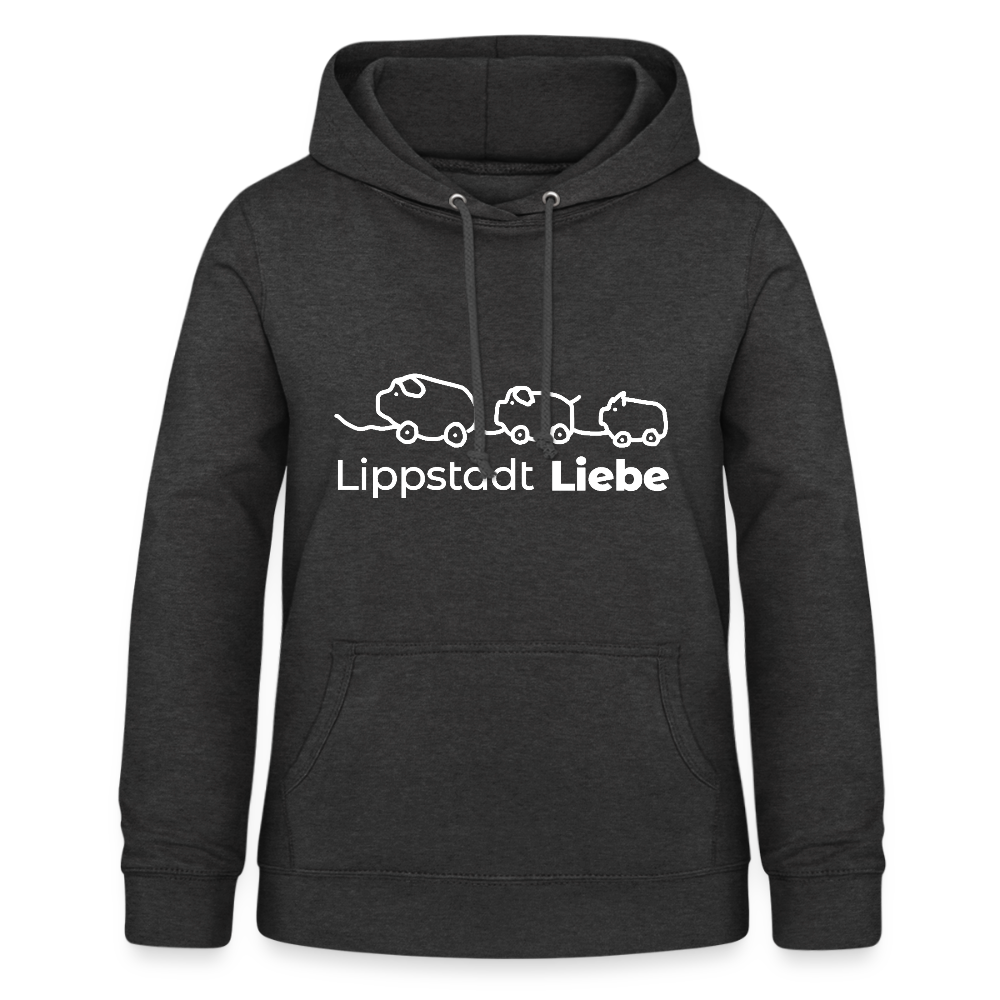 Holzschweine Frauen Hoodie – Lippstadt Liebe Edition - Anthrazit