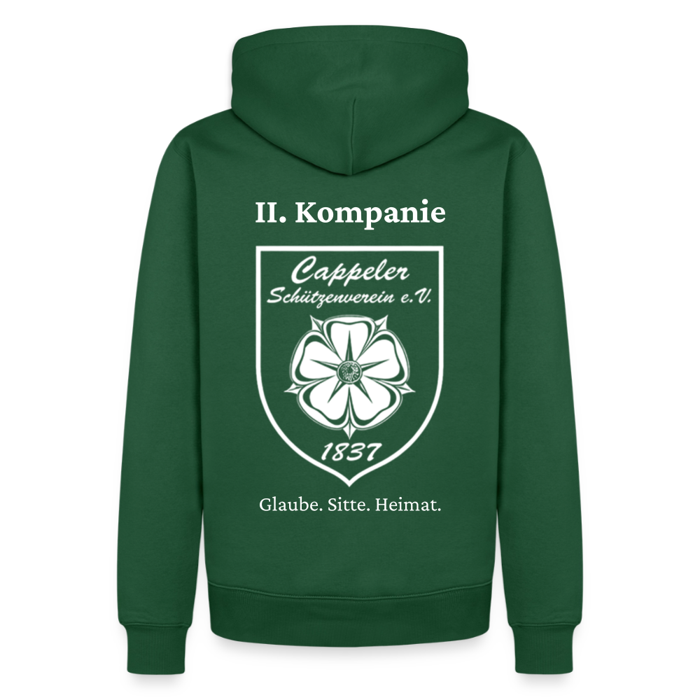 Cappeler Schützenverein Hoodie - II. Kompanie - Flaschengrün