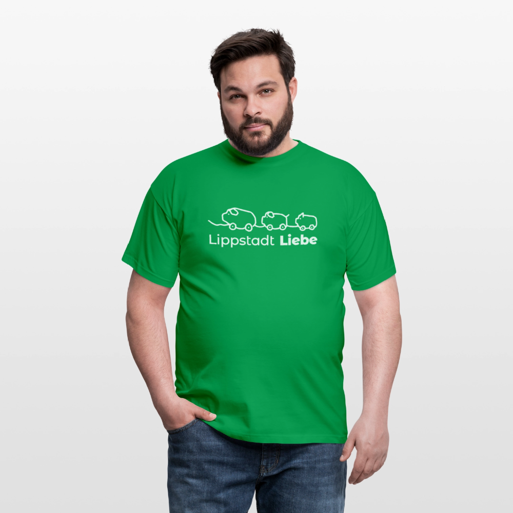 Holzschweine Männer T-Shirt – Lippstadt Liebe Edition - Kelly Green