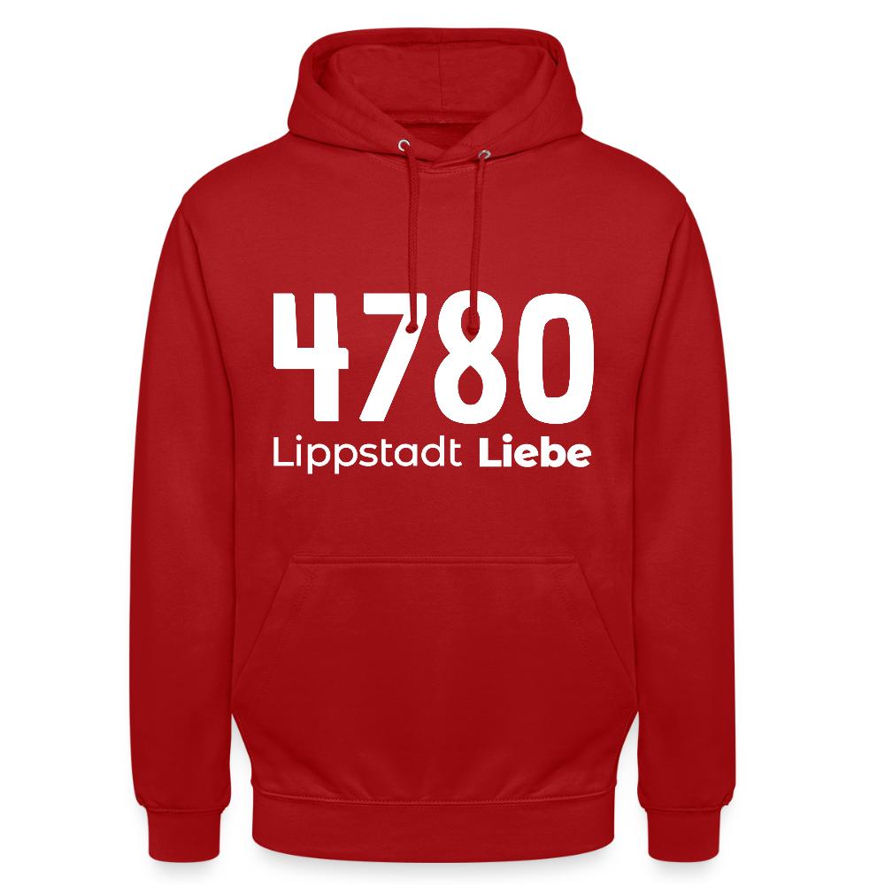 4780 Hoodie Unisex – Lippstadt Liebe Edition - Rot