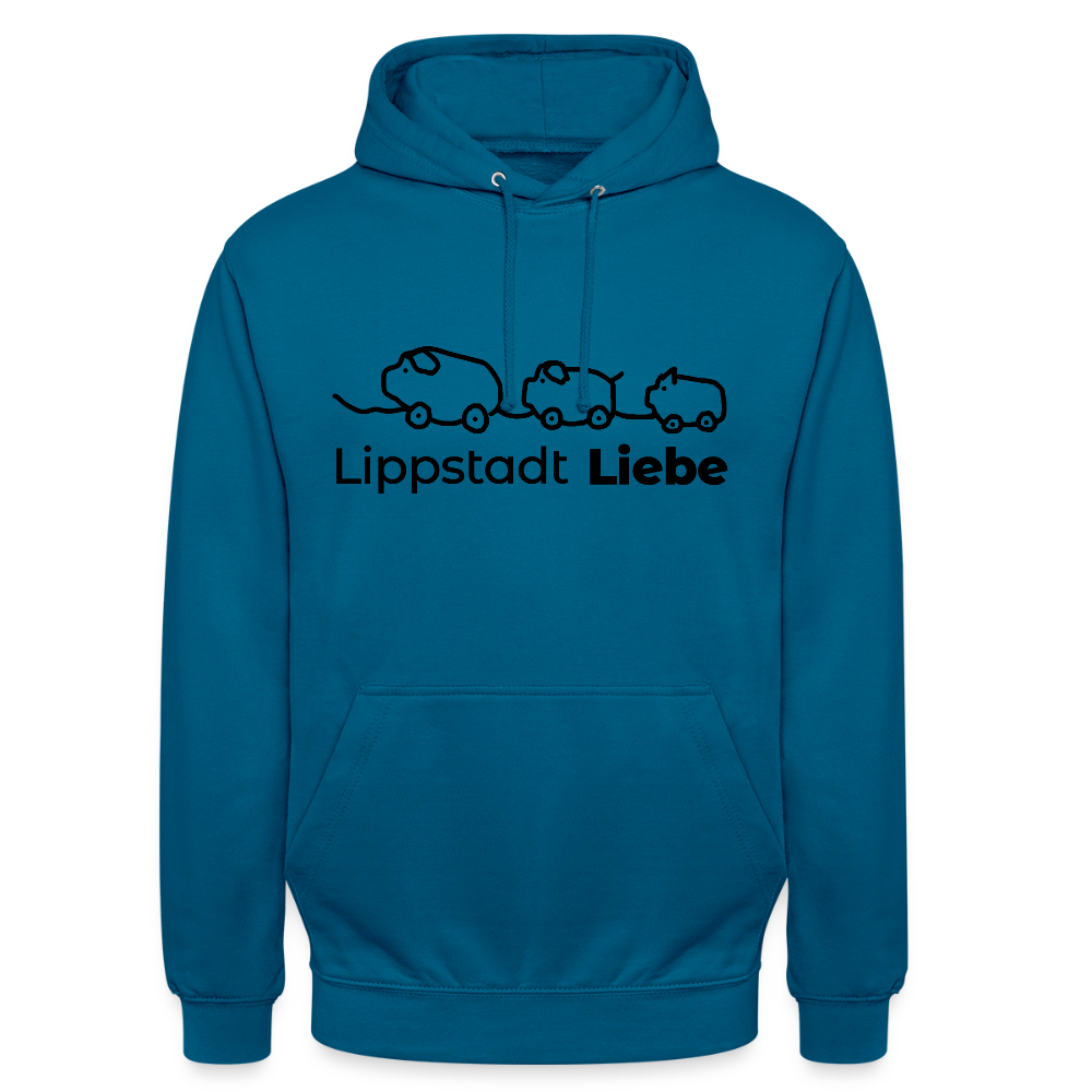 Holzschweine Männer Hoodie – Lippstadt Liebe Edition - Tiefseeblau 
