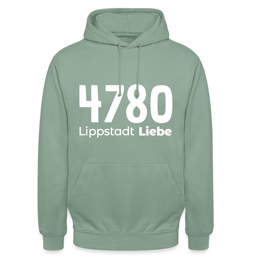 4780 Hoodie Unisex – Lippstadt Liebe Edition - Graugrün