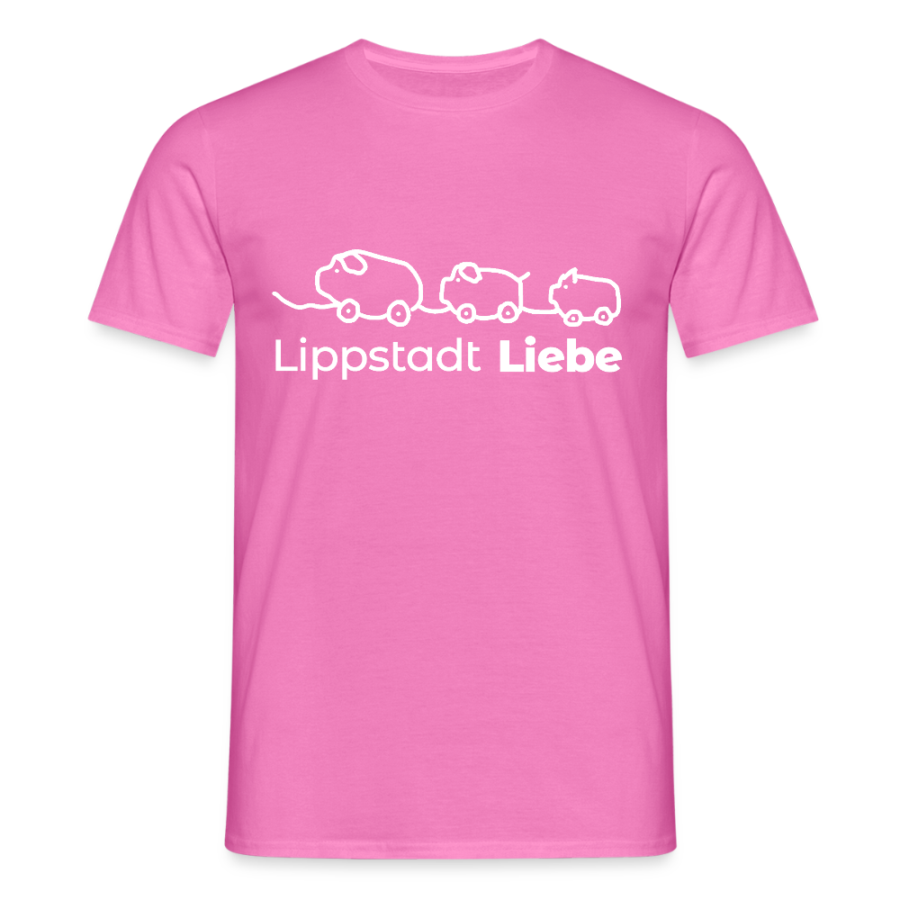 Holzschweine Männer T-Shirt – Lippstadt Liebe Edition - Pink