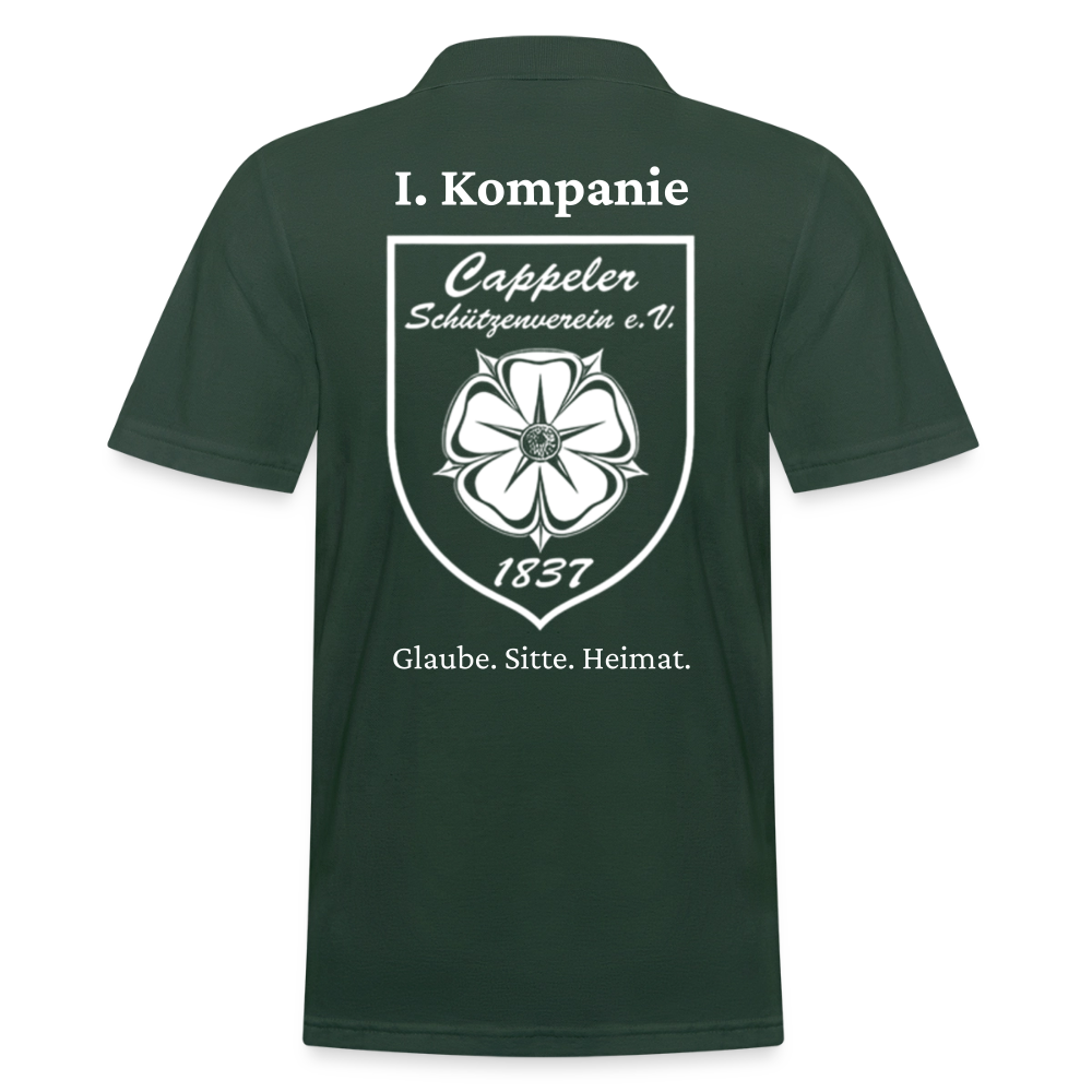Cappeler Schützenverein Poloshirt - I. Kompanie - Tannengrün