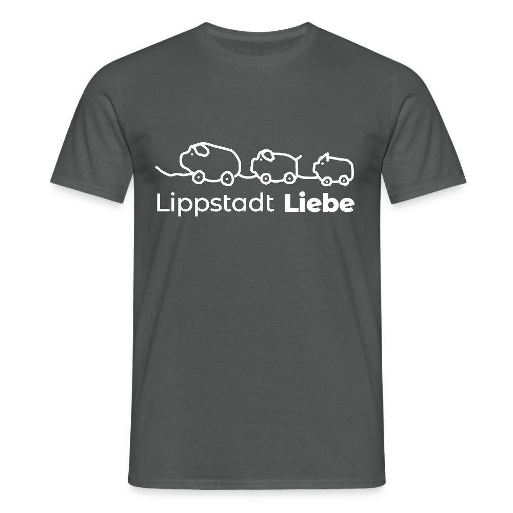 Holzschweine Männer T-Shirt – Lippstadt Liebe Edition - Anthrazit