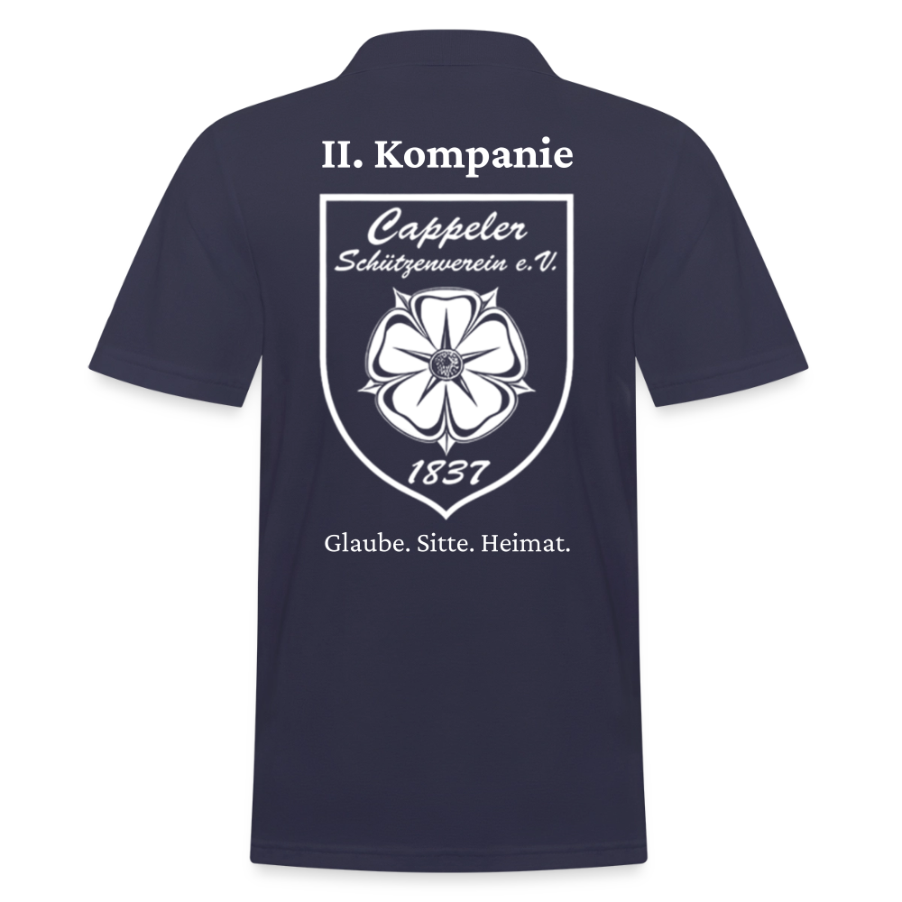 Cappeler Schützenverein Poloshirt - II. Kompanie - Navy
