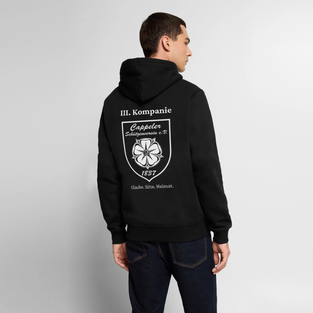 Cappeler Schützenverein Hoodie - III. Kompanie - Schwarz