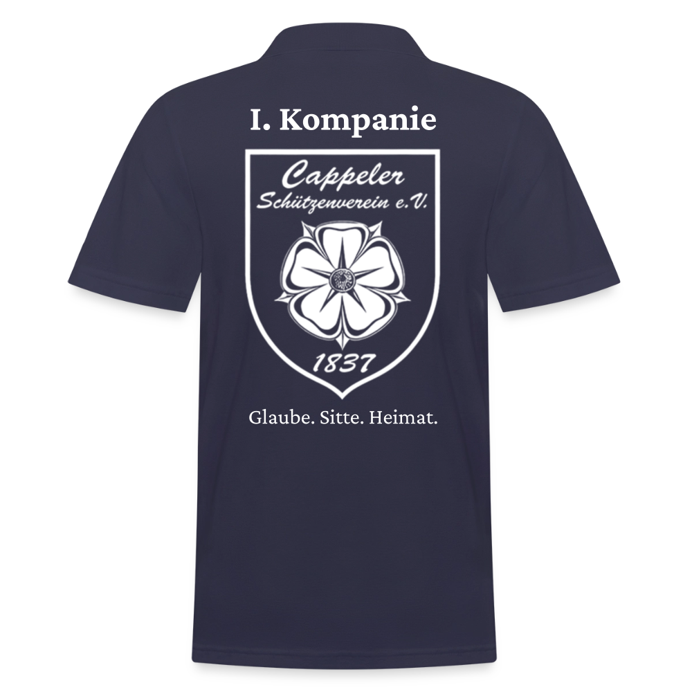 Cappeler Schützenverein Poloshirt - I. Kompanie - Navy