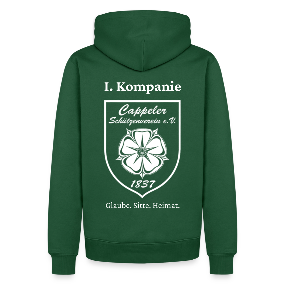 Cappeler Schützenverein Hoodie - I. Kompanie - Flaschengrün