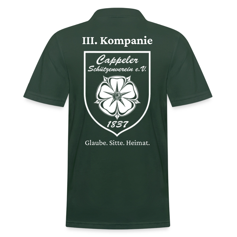 Cappeler Schützenverein Poloshirt - III. Kompanie - Tannengrün