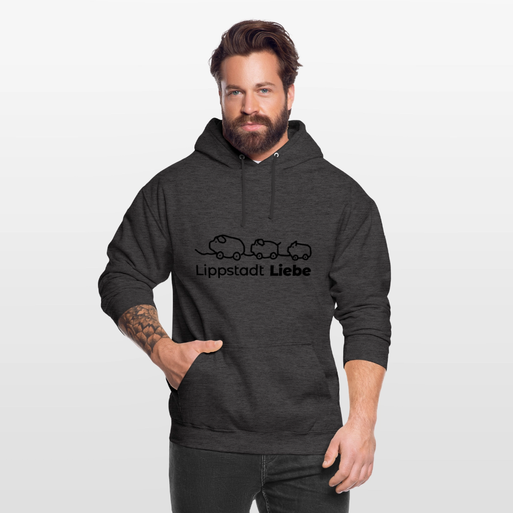 Holzschweine Männer Hoodie – Lippstadt Liebe Edition - Anthrazit