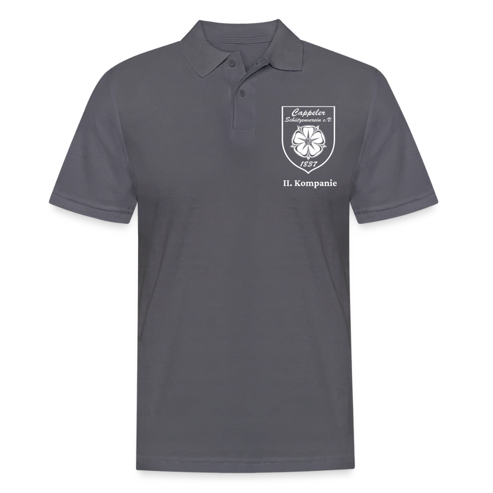 Cappeler Schützenverein Poloshirt - II. Kompanie - Anthrazit