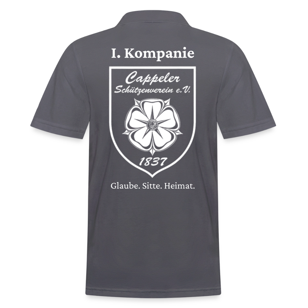 Cappeler Schützenverein Poloshirt - I. Kompanie - Anthrazit
