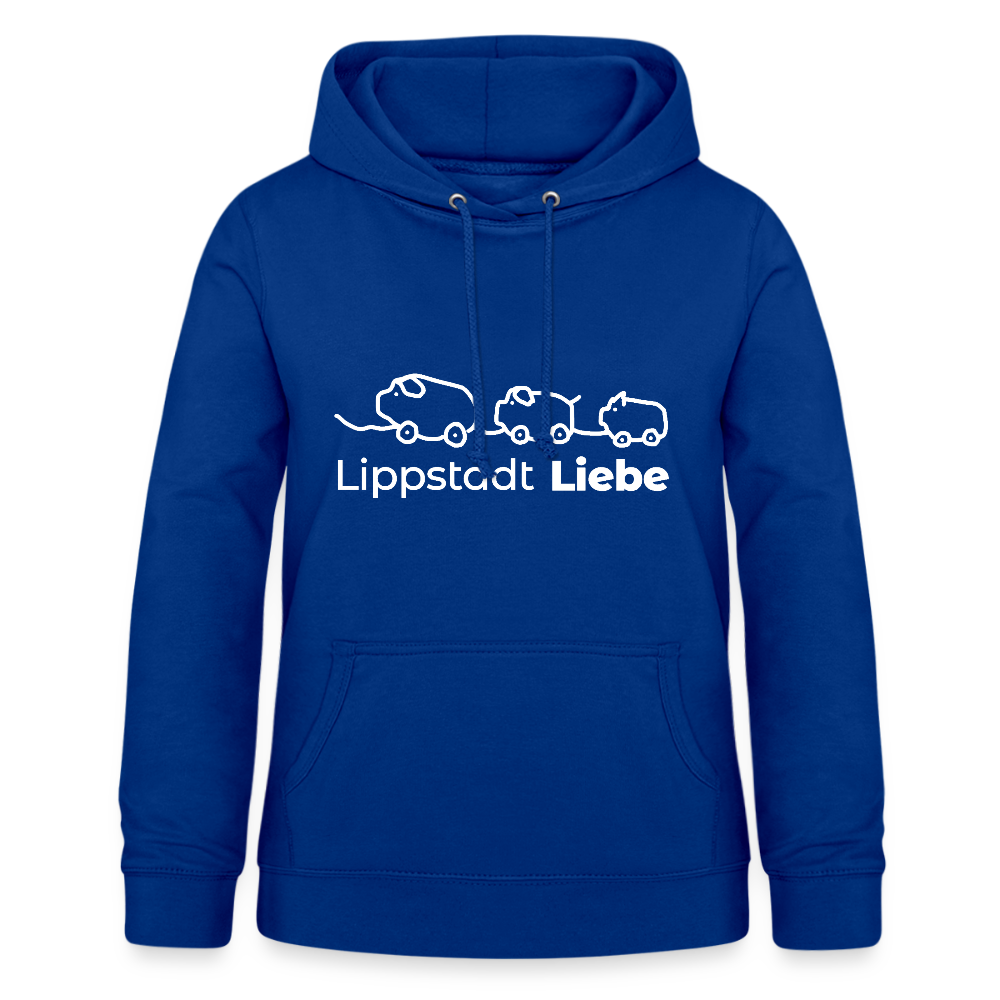 Holzschweine Frauen Hoodie – Lippstadt Liebe Edition - Royalblau