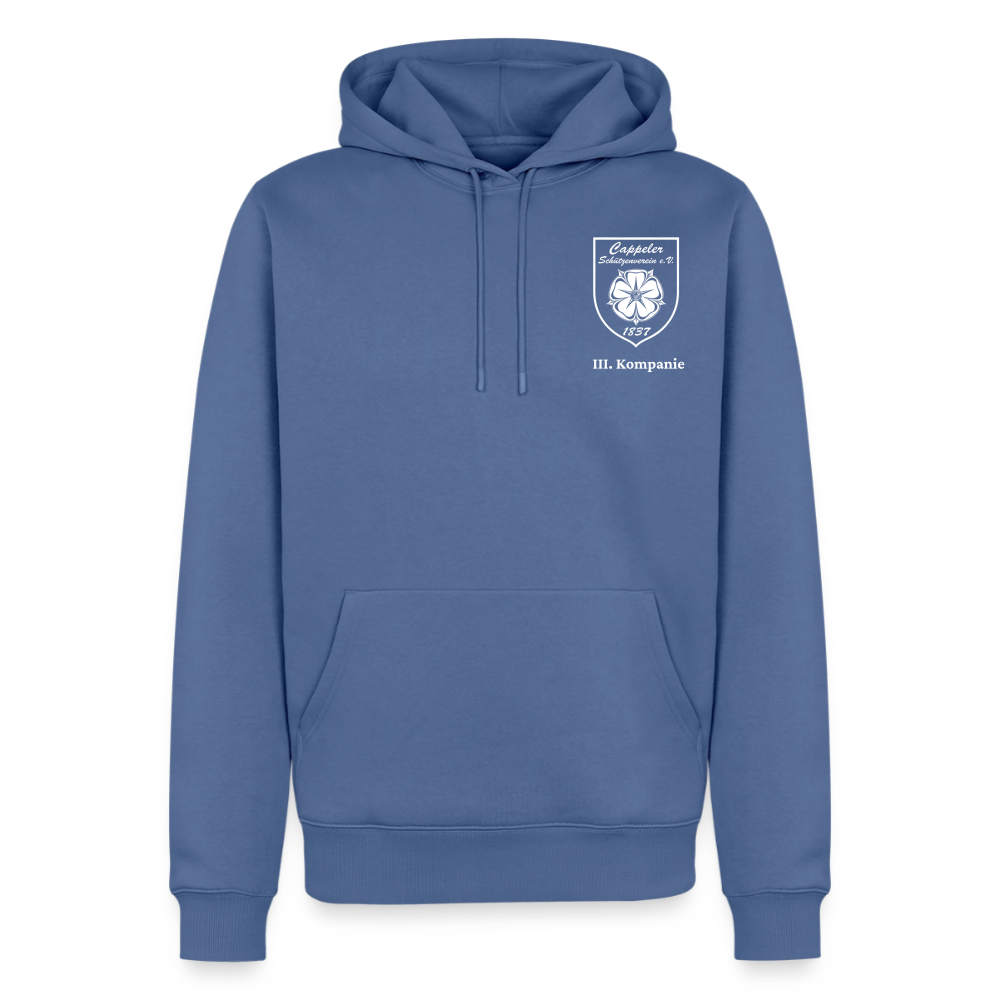 Cappeler Schützenverein Hoodie - III. Kompanie - Taubenblau