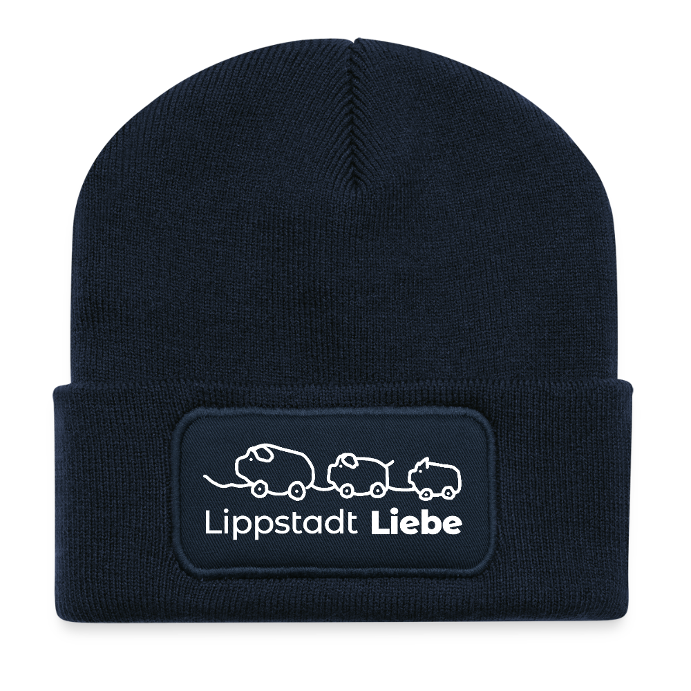 „Holzschweine Edition White“ – Lippstadt Liebe Beanie - French Navy