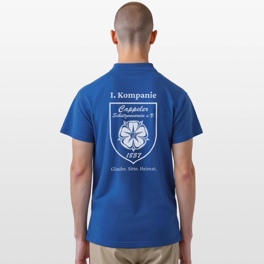 Cappeler Schützenverein Poloshirt - I. Kompanie - Royalblau
