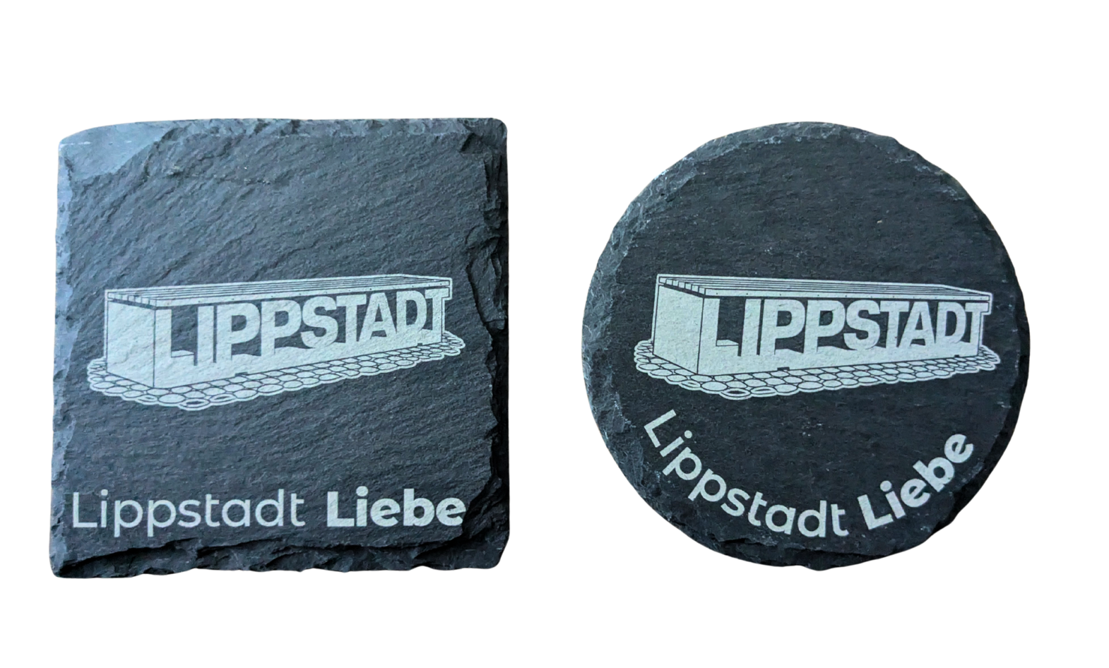 Schiefer Untersetzer "Lippstadt Liebe Edition"
