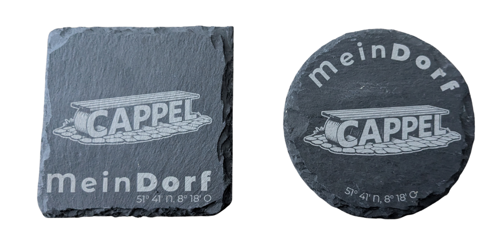 Schiefer Untersetzer „Cappel Bank“ (10 cm)