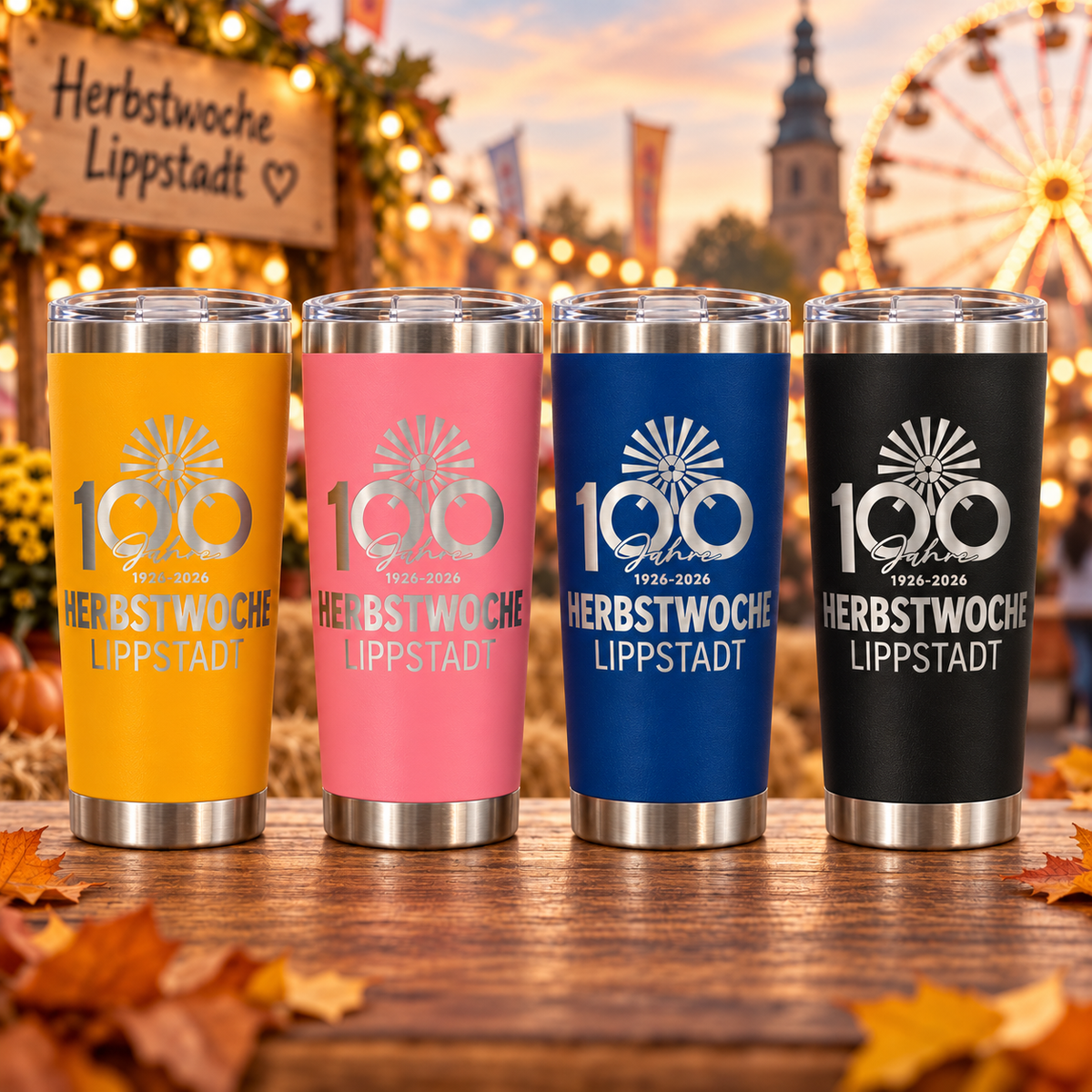 100 Jahre Herbstwoche Lippstadt – Thermobecher 2026